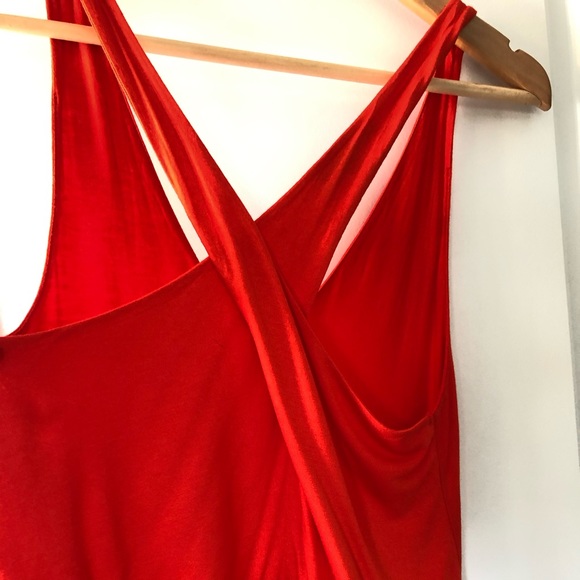 Banana Republic Orange Criss-Cross Tank Top - Picture 6 of 8